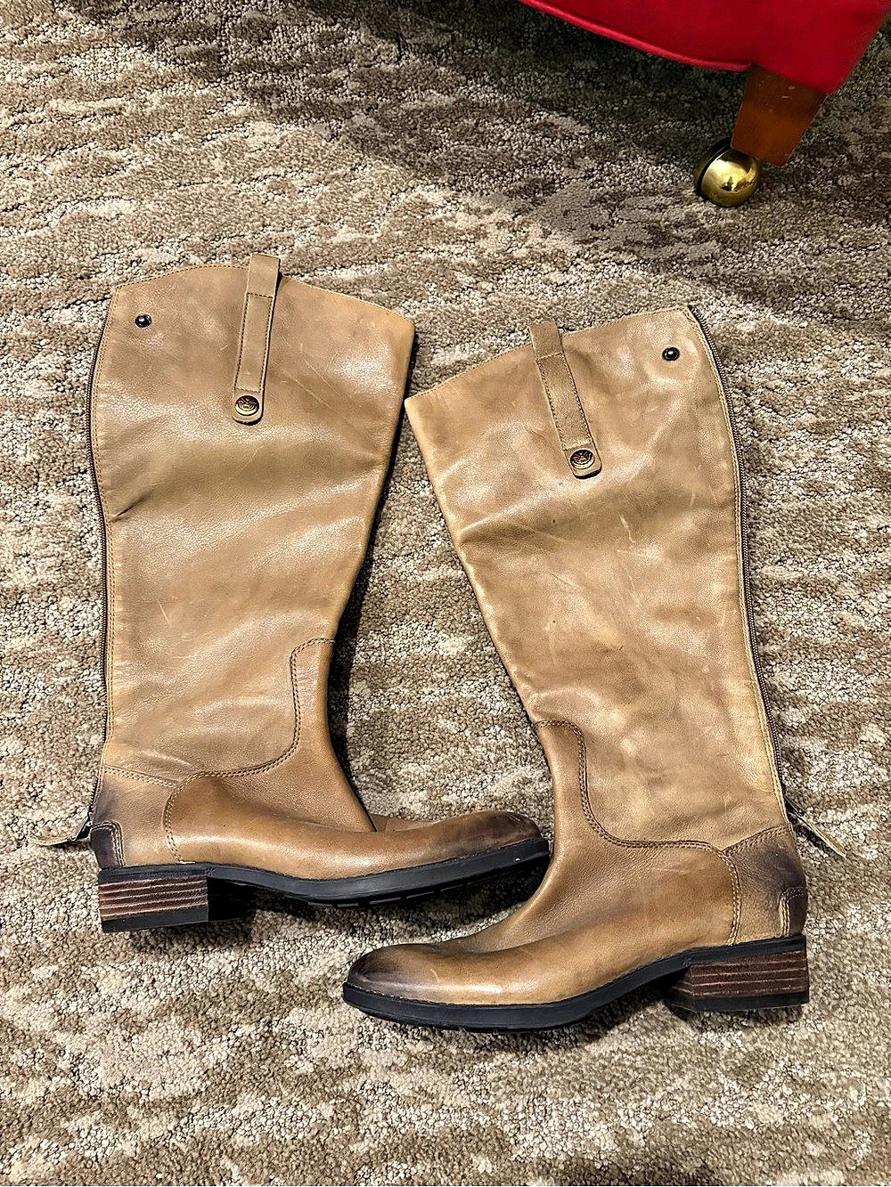 Sam Edelman Penny Riding Boot Women's Brown Tall Boots